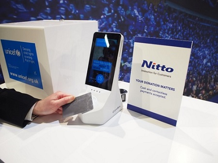 Fundraising activities at the Nitto booths
