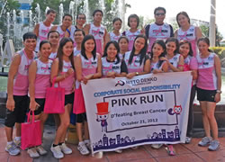 Todos os participantes da Nitto Denko Filipinas