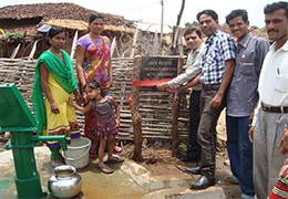 Spendensammlung für Brunnen