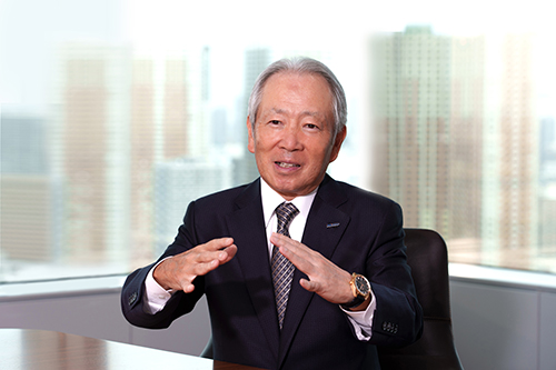 Hideo Takasaki, Präsident, CEO&COO der Nitto Denko Corporation