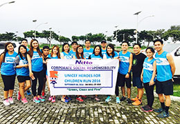 Fundraising with the UNICEF Heroes for Children Run