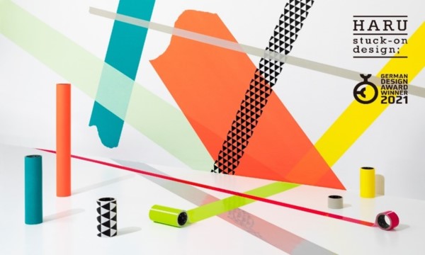La marque de rubans décoratifs « HARU stuck-on design; » remporte une reconnaissance internationale avec un Prix de design allemand de 2021