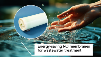 Energy-saving RO membranes for wastewater treatment