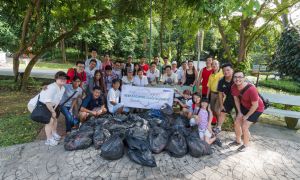 Акция в поддержку чистоты Сингапура