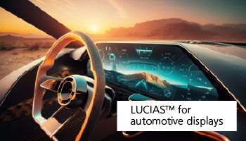LUCIAS™ for automotive displays