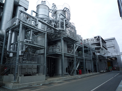 Solvent Recovery equipment at the Toyohashi Plant