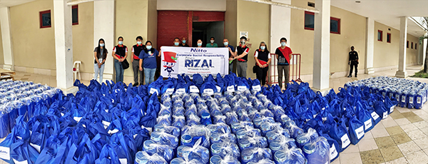 フィリピンの台風被災地へ支援物資を提供