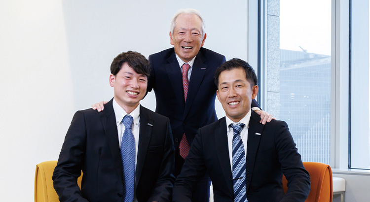 片桐慎さん 髙﨑秀雄 社長 山本真也さん