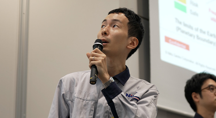 「窒素問題」の解決策を提案　矢野さん