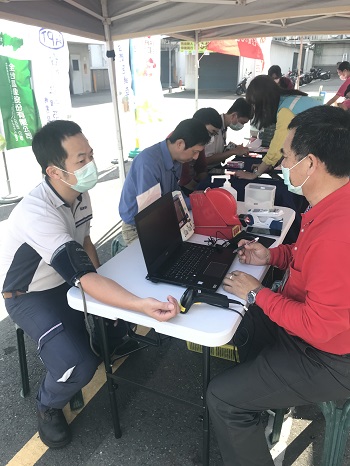대만 가오슝에서 헌혈 캠페인