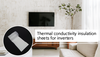 Thermal conductivity insulation sheets for inverters